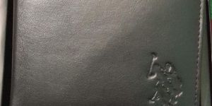 Mens Black Leather Wallet