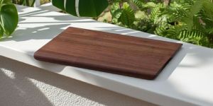 Small Teak Wood Herb Chopping Board