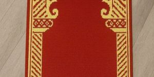 Red Premium Polypropylene Prayer Mat