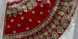 Maroon Heavy Stone Work Mata Rani Dress