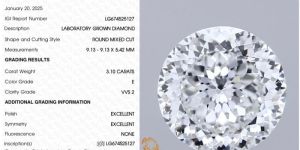4 to 5 carat portuguese cut lab grown diamond