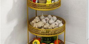 MTD23 Metal 3 Tier Fruit & Vegetable Storage Basket