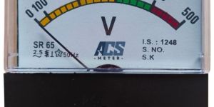 sr-65 analog premium acrylic ac ampere panel meter