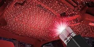 Portable Red USB Star Projector Night Light