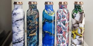 Minakari Copper Water Bottle 1L