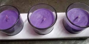 Clear Votive Scented Glass Jar Candle