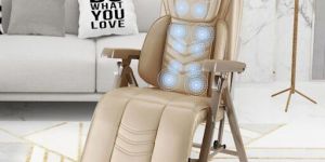 Reclining Comfort Electric Leather Lounge Massage Chair