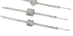 92.5 Silver Cocktail Bracelet