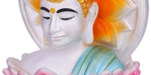 925 Silver Flower Gautam Buddha Statue