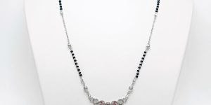 92.5 Silver Vertical Mangalsutra