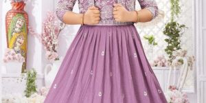 dno 623 girl kids party wear gown dress