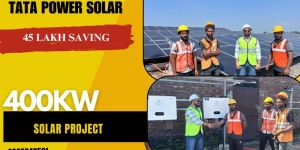 400 kw project tata solar power plant