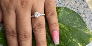 Moissanite Ring