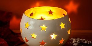 Iron Votive Candle Holder