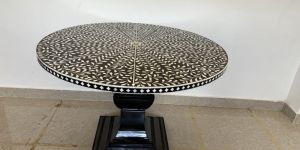 Bone Inlay Coffee Table
