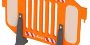 Red / Yellow LLDPE Road Safety Fence Barricade RSF-214012