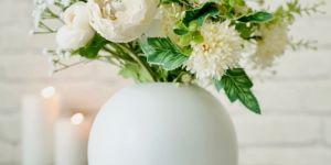 VA10083L Ball Shaped Flower Vase