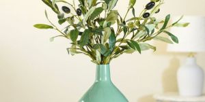 VA10093T Mist Green Flower Vase
