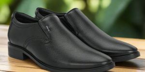 Black Stylish Slip-On Shoe For Men (45151) Stylish Leather Shoes