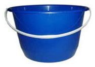 Blue Plastic Bucket, For Home