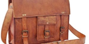 Brown Leather Satchel 15