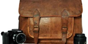 Vintage Leather Camera Bag