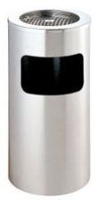 Stainless Steel Silver Ashtray Bin