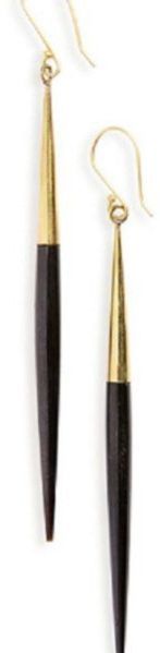 Horn & Brass Earring