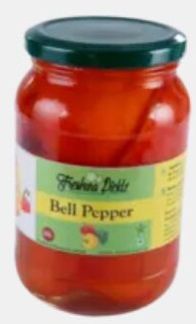 Pickled Red Bell Peppers