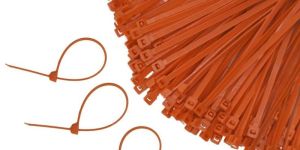 100 X 2.5 Mm Cable Ties Orange