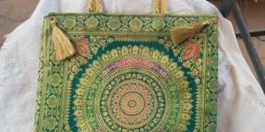 Silk Hand Bag 16 X 16