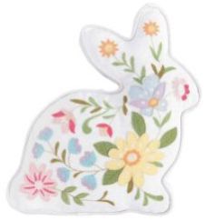 Floral Bunny Shaped Pillow
