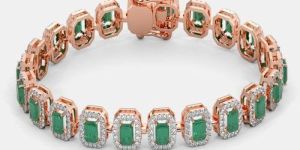 Emerald Diamond Bracelet