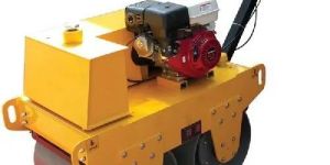 Double Drum Walk behind Road Roller