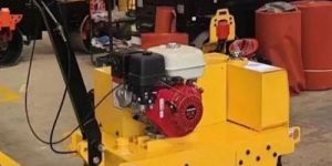 Double Drum Walk behind Roller