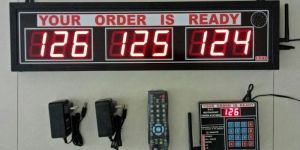 Wireless Restaurant Token Display