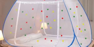 Evafly King Size Mosquito Net With 30 Stars