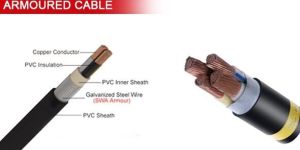 PVC Insulated and Sheathed 650/1100V Armoured Cable