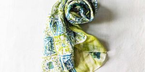African Block Printed Stole