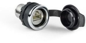 b series plastic female 22 mm brj45 waterproof connector