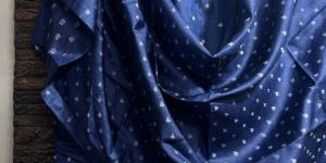 Ladies Printed Tussar Silk Kurti Set