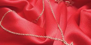 Silver-Tone Star Pendant Jewelry Set