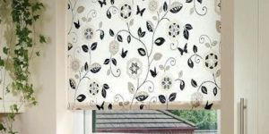 Multicolor Printed Wallpaper Roller Blind