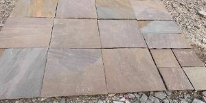 handcut natural surface sandstone pavings
