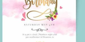 Birthday Invitation Cards