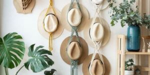 Handmade Macrame Hat Hanger