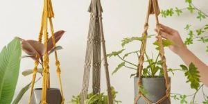 HANDMADE MACRAME PLANT HANGER