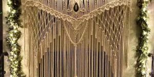 Handmade Macrame Wedding Backdrop