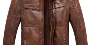 Mens Classic Vintage Leather Jacket