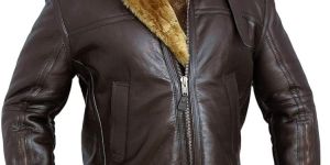 Mens Shearling Leather Jacket